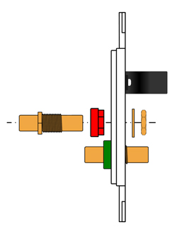 HDMI Jack Plate - IWM-HDMI 31 - Detail