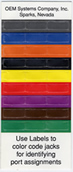 Pro-Wire Jack Plate - Jack Label Colors