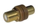 Pro-Wire RCA Front Coaxial Back Connector - X-RG br - Thumbnail