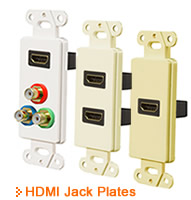 Pro-Wire HDMI Jack Plates - Thumbnail